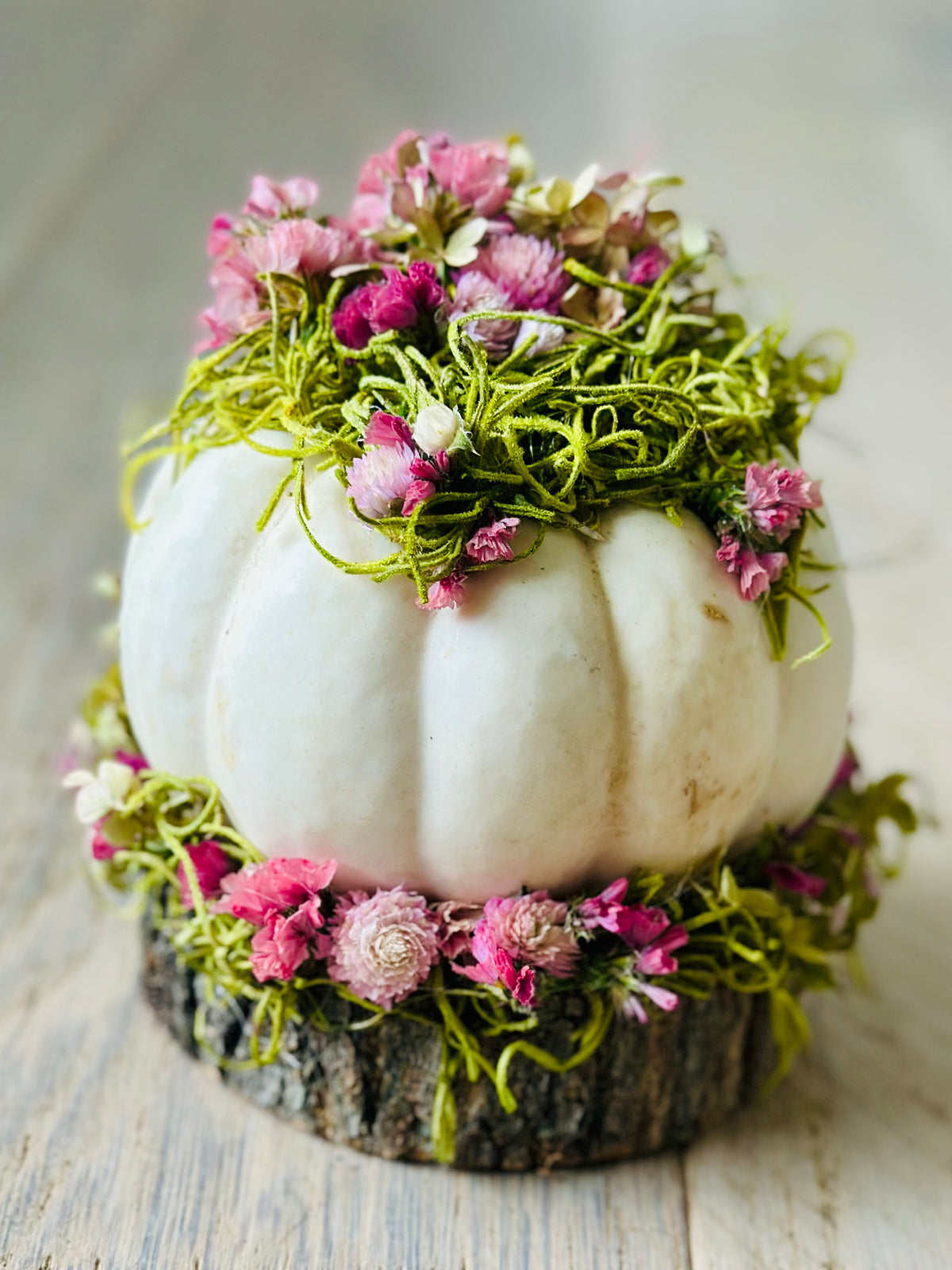 Dried Flower Pumpkin