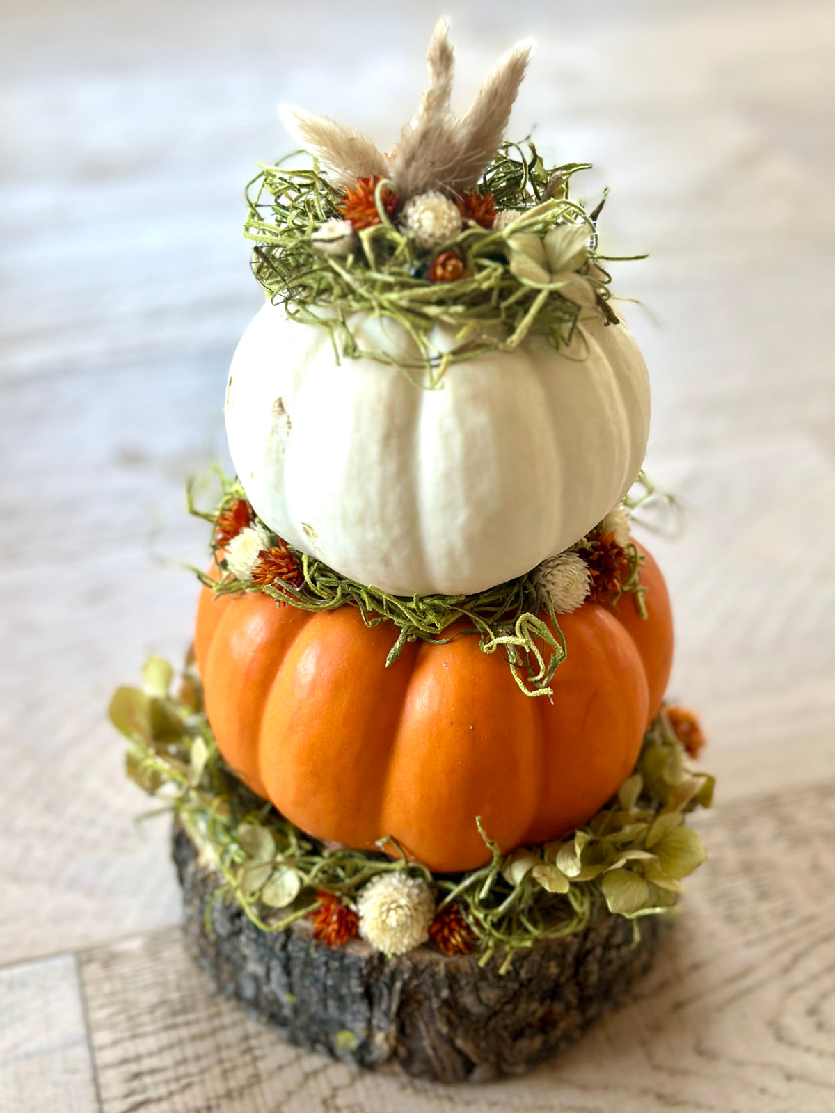 Dried Flower Pumpkin