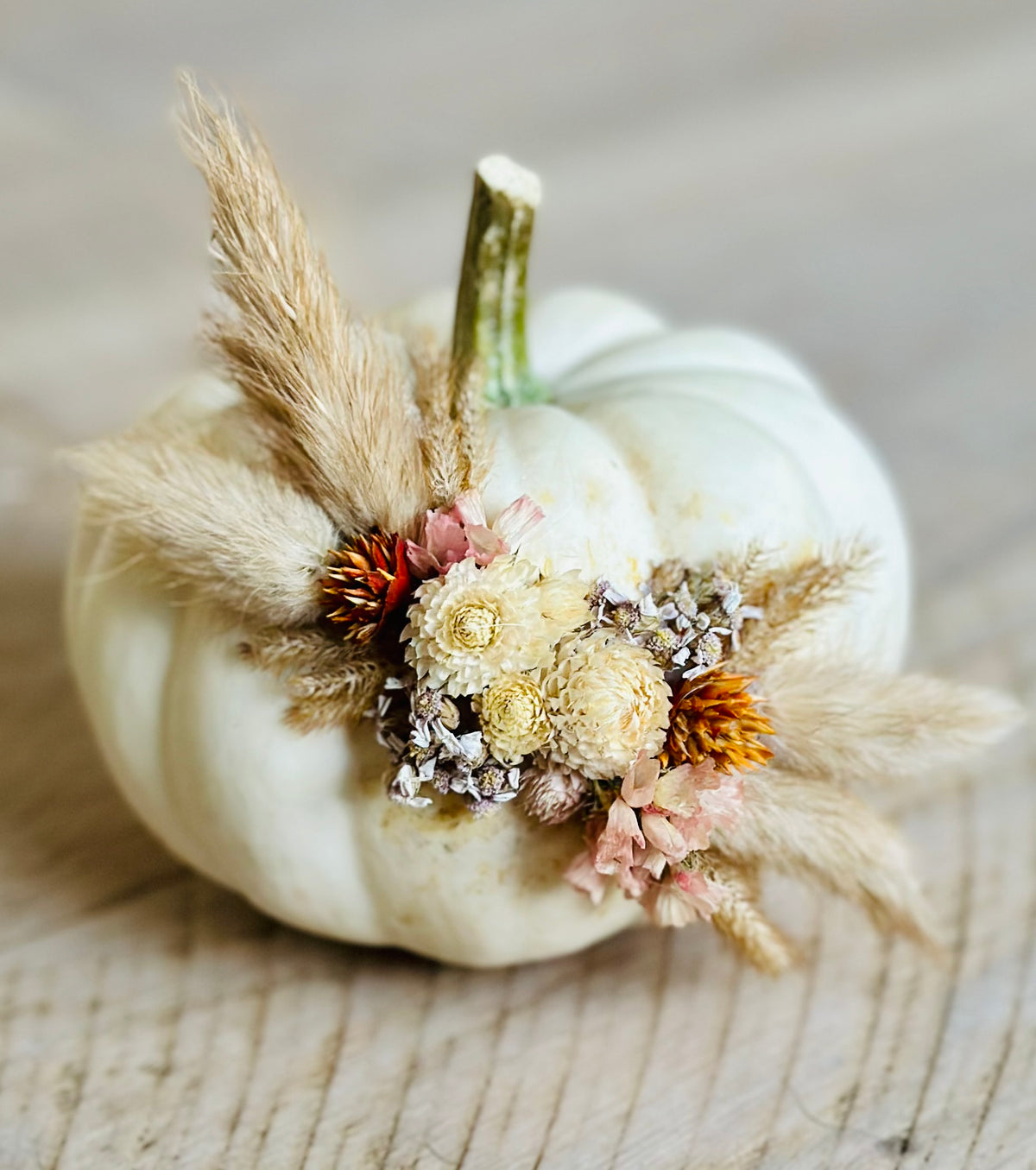 Dried Flower Pumpkin